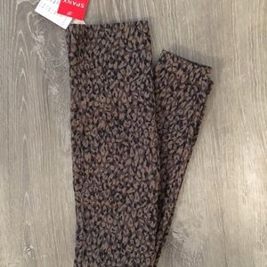 NWT Spanx leopard print leggings